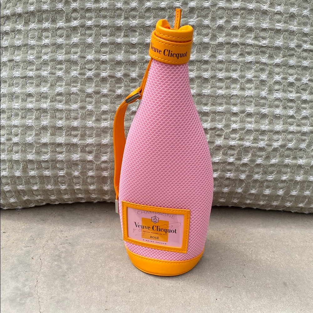 Veuve Clicquot Pink and Orange Champagne Bottle Cover/ Sleeve only 750 ML